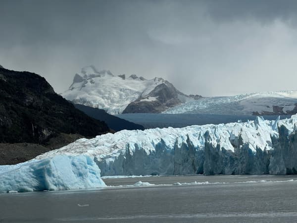 Photo of a glaciar